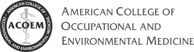 American college of occupational and environmental medicine logo